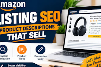 write a strong powerful amazon seo product listings