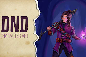 create character art for your dnd campaign or book