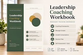 design and format coaching workbooks, course ebooks and lead magnets