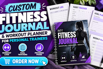 create a fitness journal and workout planner for personal trainers