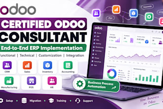 provide complete end to end odoo erp implementation