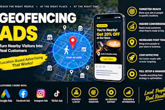 create geo fencing ads to target local customers