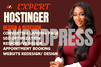 hostinger website design hostinger website redesign wordpress website design seo