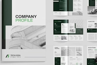 design company profile, annual report brochure whitepaper, businesscard proposal
