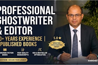 ghostwrite your nonfiction book or ebook