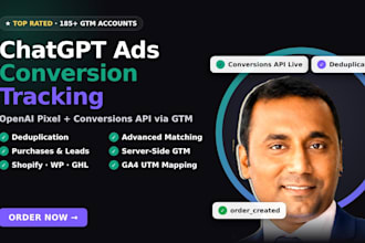 set up chatgpt ads conversion tracking, openai pixel and capi via GTM