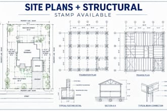 do alaska ohio utah ca tx ma nv site plan blueprint structural engineer stamp