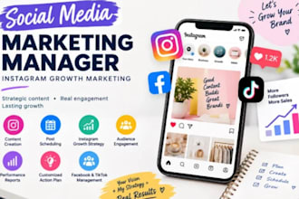 be a social media marketing manager instagram growth marketing