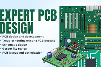design manufacturing ready printed circuit board, update existing circuit design