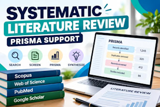 provide systematic literature review and prisma support