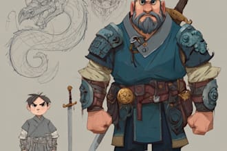 design characters concept art