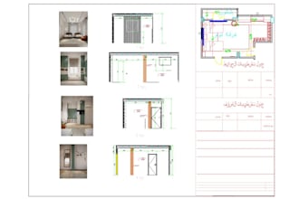 create furniture technical drawings and dimensions in autocad