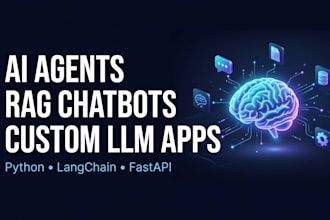 build ai agents, rag chatbots and custom llm apps