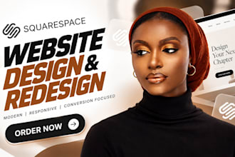 modern squarespace website, redesign squarespace website development squarespace