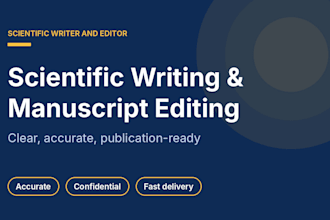 proofread and edit your scientific manuscript