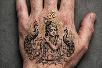 create luxury mehndi and tattoo designs