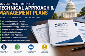 write technical approach and management plans for government rfps
