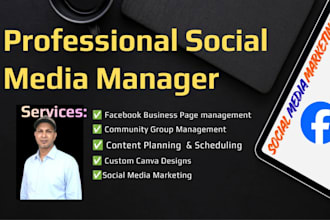 manage your facebook page and group professionally