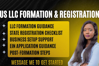 help with US llc formation and business registration