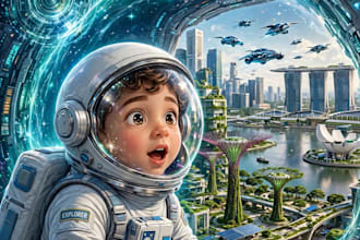 design kids book cover and children activity book interior