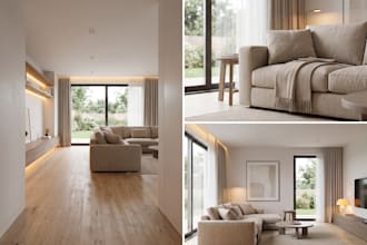 do 3d home renovation interior and exterior design, revit, sketchup 3d modelling