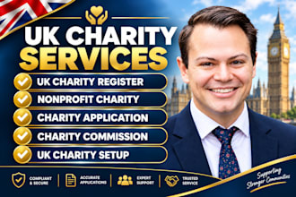 charity commission nonprofit registration charity application support uk charity