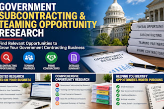 find government subcontracting and teaming opportunities