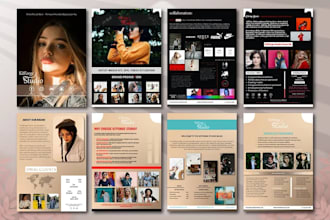 design a clickable epk, music epk, artist epk, digital press kit