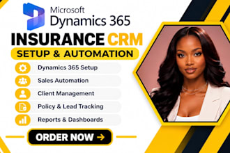 setup insurance dynamics 365 sales automation CRM financial client management