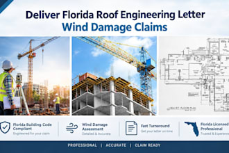 deliver a florida roof engineering letter fast for wind damage claims