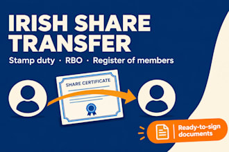 do irish share transfer stamp duty rbo and register of members