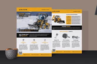 design factory company presentation, product technical datasheet, catalog