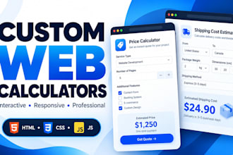 build a custom interactive calculator for your website