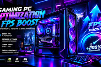boost fps, fix game stuttering, and optimize gaming PC remotely