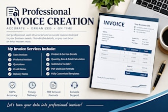 create professional invoices with accurate calculations