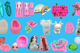 design custom silicone mold for candle soap, chocolate mold and resin casting