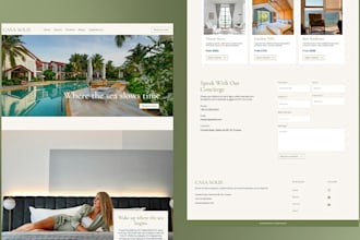 design a wordpress landing page using elementor