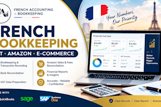 do french bookkeeping, vat preparation and amazon accounting
