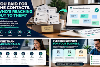 be your appointment setter for lead follow up and booking