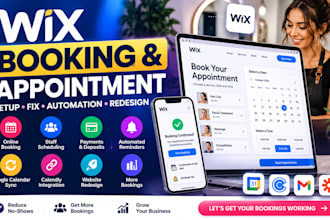 fix wix booking appointment wix automation wix scheduling redesign wix website