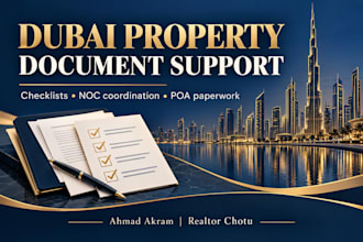 coordinate dubai property paperwork and conveyancing documents