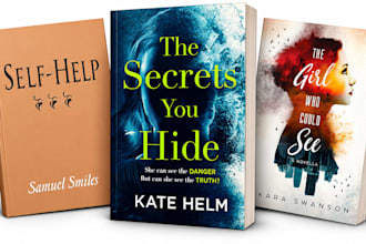design self help or psychology ebook cover, non fiction cover and kdp book cover