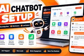 build ai chatbots with knowledge bases, faq answers, and lead capture tools