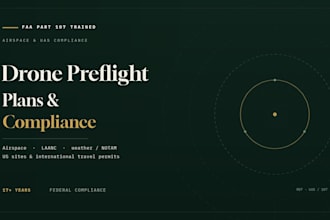 prepare preflight plans and airspace compliance documentation