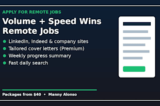 search and apply for remote jobs for you on linkedin and indeed