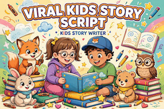 write kids moral story and islamic story script for youtube