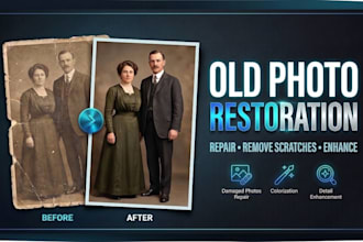 fix blurry images, image upscaling and old photo restoration
