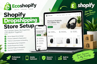 build a niche shopify dropshipping store