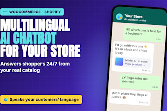 build a multilingual ai chatbot for your woocommerce or shopify store