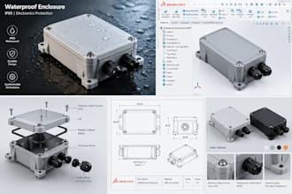 design a custom mounting bracket or holder for 3d printing